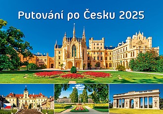 Putování po Česku 2026, nástěnný kalendář, prodloužená záda