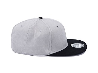 RARAKU Šestipanelová kšiltovka s rovným kšiltem, černá/šedá