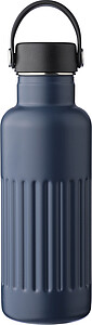 Recyklovaná dvoustěnná nerezová láhev 500 ml, modrá