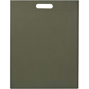 Recyklovaná nákupní taška se zipem, vojenská zelená světlá