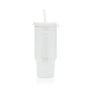 Recyklovaný nepropustný kompaktní termohrnek 480ml, bílá