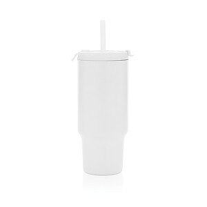 Recyklovaný nepropustný kompaktní termohrnek 480ml, bílá