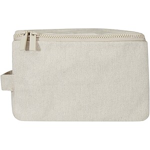 Recyklovaný organizér na toaletní potřeby 500 g/m2, béžová