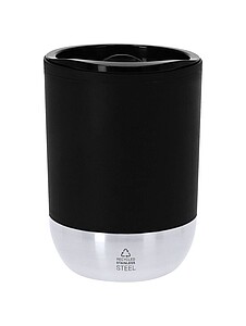Recyklovaný termohrnek, 290 ml, černá