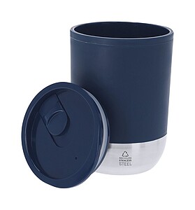 Recyklovaný termohrnek, 290 ml, námořní modrá
