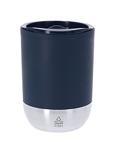 Recyklovaný termohrnek, 290 ml, námořní modrá