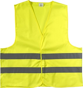 Reflexní vesta, žlutá, velikost M