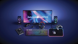 RGB herní podložka pod myš