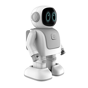 Robert, tančící robot s jedinečnými pohyby, bílá/šedá - reklamní předměty