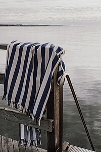 Rodinný hammam ručník, tmavě modrá