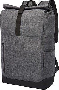 Rolovací batoh na 15,6" notebook, šedá - reklamní předměty