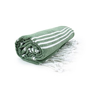 Ručník HAMAM 100x180 cm gr/m2, khaki