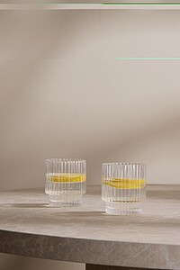 Sada 4 sklenic 250 ml, transparentní - reklamní hrnky