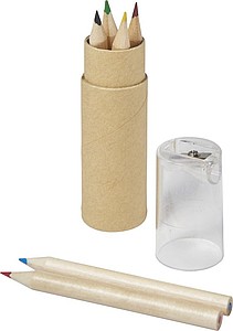 Sada 7 pastelek, natural - reklamní pastelky
