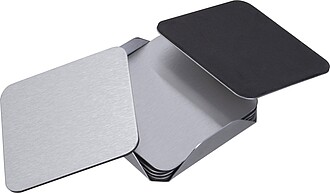 Sada podtácků, 6 dílů, šedá