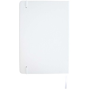 Sada zápisníku A5 s tvrdou obálkou a kuličkovým perem, bílá