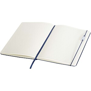 Sada zápisníku A5 s tvrdou obálkou a kuličkovým perem, tmavě modrá