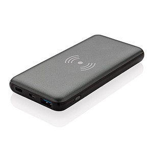 SAPRIA PD rychlo nabíjecí bezdrátová powerbanka 10 000 mAh 10 W, še - reklamní předměty