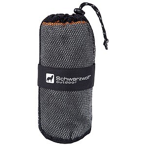 SCHWARZWOLF CITAS Velký outdoorový ručník 60 x 120 cm, šedý