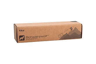 SCHWARZWOLF KIKAI Kovová svítilna s 3W CREE XPE LED diodou, černá