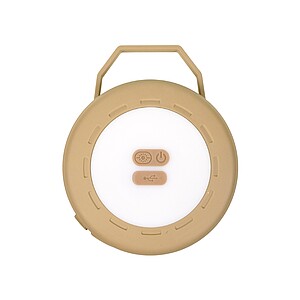 SCHWARZWOLF LAMBRO Kempingové světlo na zavěšení, béžová