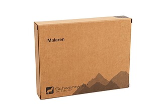 SCHWARZWOLF MALAREN Outdoorový ručník 65 x 140 cm, šedá