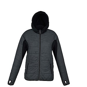 SCHWARZWOLF MODOC bunda dámská šedá,černý zip, XL - bundy s vlastním potiskem