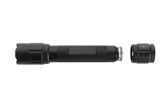 SCHWARZWOLF ONTAKU Kovová svítilna s 5W Osram LED diodou, černá