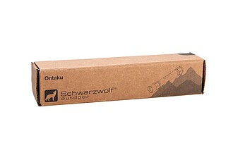 SCHWARZWOLF ONTAKU Kovová svítilna s 5W Osram LED diodou, černá