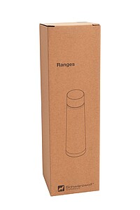 SCHWARZWOLF RANGES Nerezová vakuová termoska, 1000 ml, černá