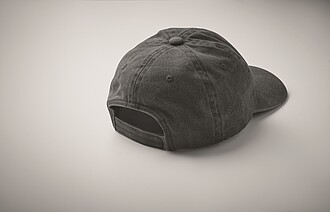 Šestipanelová baseballová kšiltovka 265g, černá