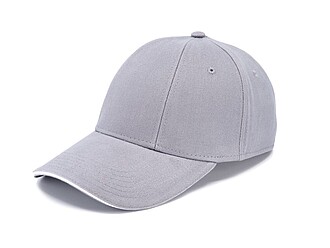 Šestipanelová kšiltovka se sandwich kšiltem, šedá