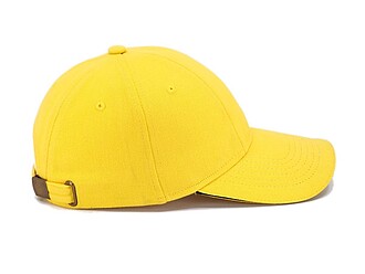 Šestipanelová kšiltovka se sandwich kšiltem, žlutá