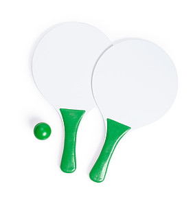 Set na plážový tenis, bílo zelený
