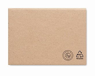 Set poznámkových a značkovacích lístků z recyklovaného papíru