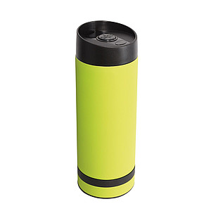 SETH Nerezový termohrnek 380ml s plastovým víčkem, zelený - reklamní předměty