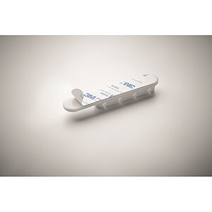 Silikonový organizér kabelů, bílá