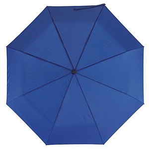 Skládací automatický deštník, modrý