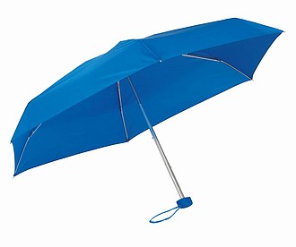 Skládací deštník v pouzdře, modrý, průměr 85 cm