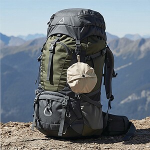 Skládací klobouk, béžová