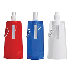 Skládací láhev na pití 400 ml, modrá