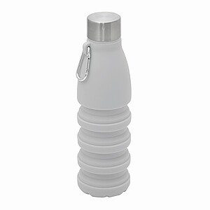 Skládací láhev na pití 550 ml, šedá