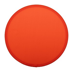 Skládací RPET polyesterové frisbee s pouzdrem, červená - reklamní předměty