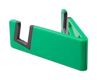 Skládací stojánek na mobil nebo tablet, stř. zelený