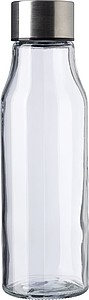 Skleněná láhev, objem 500 ml, transparentní - reklamní předměty
