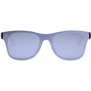 Sluneční brýle s bambusovými nožičkami, stříbrná