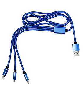 SORIALO Nabíjecí kabel 3v1, modrý