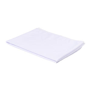 Sportovní lahev z RPET s ručníkem, bílá