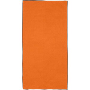 Sportovní ručník z RPET, 50x100cm, oranžový