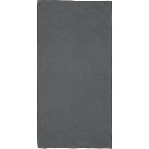 Sportovní ručník z RPET, 50x100cm, šedý